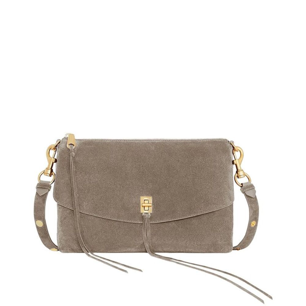 Rebecca Minkoff Darren Top Zip Leather Shoulder Bag